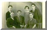 Familiefoto Onno Leeraar (1905) in 1954