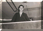 Salomon ( Jack) Leeraar tijdens zijn emigratie naar de VS in 1955