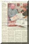 Uit de The Observer, Sarnia and Lambton County’s daily newspaper since 1853. Op de voorpagina van 13 april 2007, Alexandra Leeraar (1949) rechts en Patrick Quinn links.