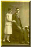 Trouwfoto Onno Leeraar (1905) en Anna Wester