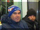 Vanaf links Shimon Peles, Rafaël Alexander Leeraar in december 2014 te Kopenhagen